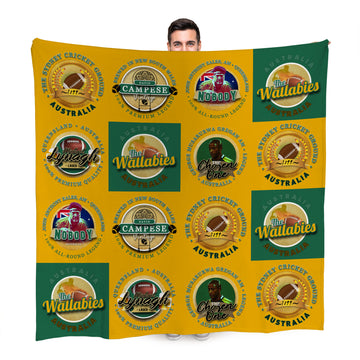Australia Rugby Union - Legend Collection - Fleece Blanket 150cm X 150cm