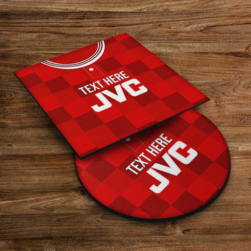 Aberdeen 1987 Home Shirt - Personalised Drink Coaster - Square Or Circle