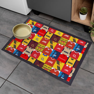 The Gooners Kit Montage - Retro Door Mat - 60cm x 40cm