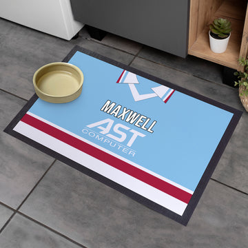 Aston Villa 1998 Away Shirt - Personalised Retro Door Mat - 60cm x 40cm