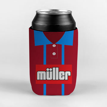 Aston Villa 1992 Home Shirt - Personalised Drink Can Cooler