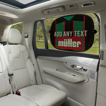 Aston Villa 1994 Away Shirt - Personalised Retro Football Car Sun Shade - Set of 2