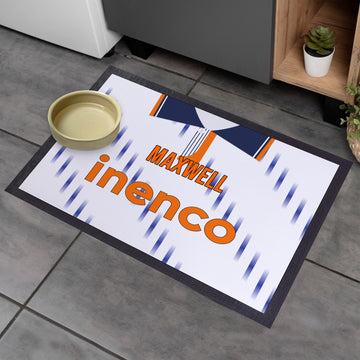 Blackpool 1991 Away Shirt - Personalised Retro Door Mat - 60cm x 40cm