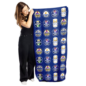 Birmingham - Football Legends - Microfibre Beach Towel - 150cm x 75cm