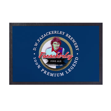 Blackburn Faz - Football Legends - Door Mat -60cm X 40cm