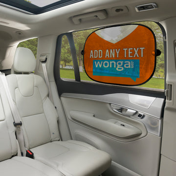 Blackpool 2010 Home Shirt - Personalised Retro Football Car Sun Shade - Set of 2