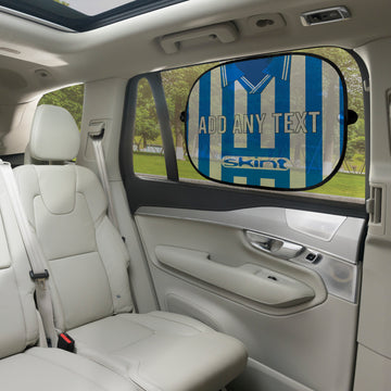 Brighton 1999 Home Shirt - Personalised Retro Football Car Sun Shade - Set of 2