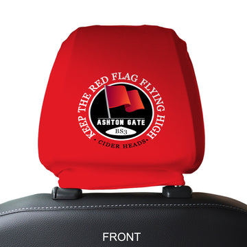 Bristol Red Flag - Football Legends - Headrest Cover