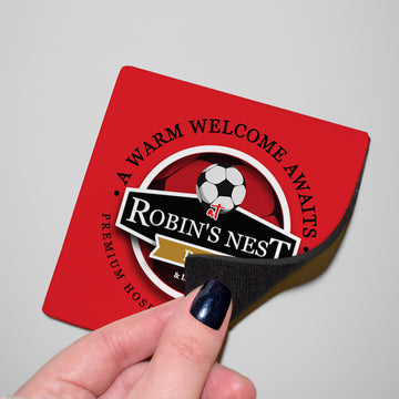 Bristol Robins Nest - Football Coaster - Square Or Circle
