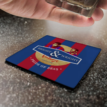 Crystal-Palace Bright Wright - Football Coaster - Square Or Circle