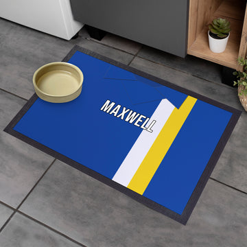 Cardiff 1976 Home Shirt - Personalised Retro Door Mat - 60cm x 40cm