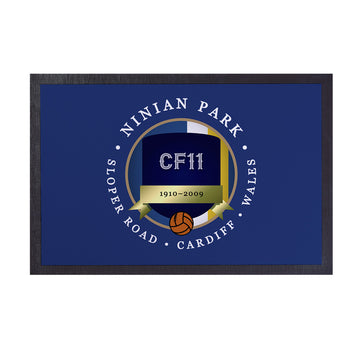 Cardiff Ninian Park - Football Legends - Door Mat -60cm X 40cm