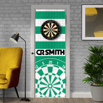Celtic Retro - 1988 Home - Personalised Darts Wall Banner - Two Sizes