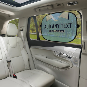 Coventry 1995 Home Shirt - Personalised Retro Football Car Sun Shade - Set of 2