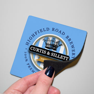 Coventry Curtis Sillett - Football Coaster - Square Or Circle