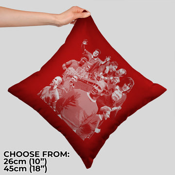 Manchester Red Montage - Cushion - Two Sizes