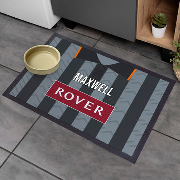 Dundee U 1995 Away Shirt - Personalised Retro Door Mat - 60cm x 40cm