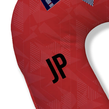 England - 1990 Away - Personalised Retro Shirt Travel Pillow