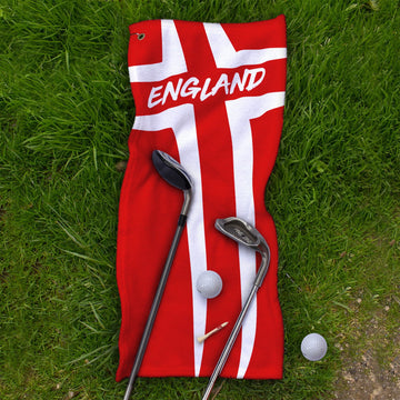 England St George - Euro's - Golf Towel