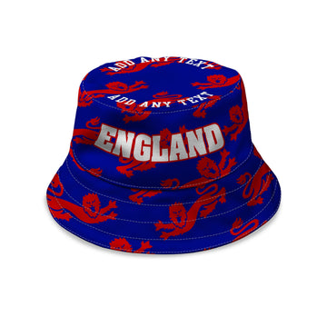 England Lions All Over - Blue Bucket Hat