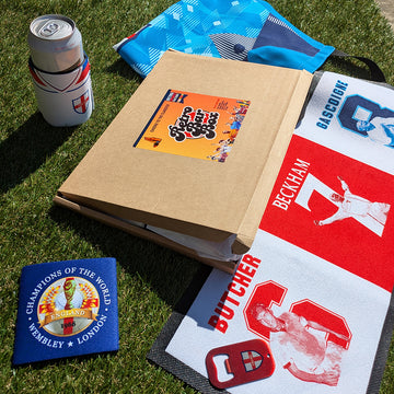 England - Retro Bar Box - The Perfect Time Capsule Gift Box for Football Lovers