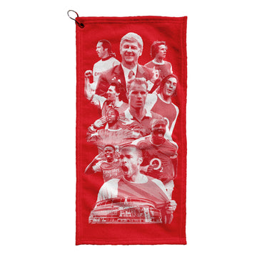 The Gooners Montage - Football Legends - Golf Towel