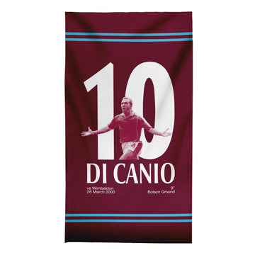 West Ham Di Canio 10 - Football Legends - Beach Towel - 150cm x 75cm