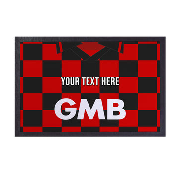 Fulham 1996 Away Shirt - Personalised Retro Door Mat - 60cm x 40cm