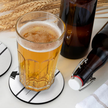 Fulham 2000 Home Shirt - Personalised Drink Coaster - Square Or Circle