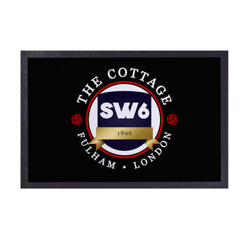 Fulham Craven Cottage - Football Legends - Door Mat -60cm X 40cm