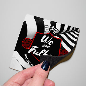 Fulham  We are Fulham - Football Coaster - Square Or Circle