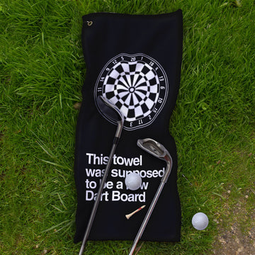 This Towel was Supposed to be a New Dart Board - Funny Darts Golf Towel