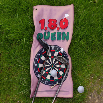 180 Queen - Funny Darts Golf Towel
