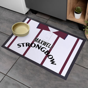 Heart of Midlothian 1994 Away Shirt - Personalised Retro Door Mat - 60cm x 40cm
