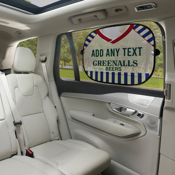 Huddersfield 1987 Home Shirt - Personalised Retro Football Car Sun Shade - Set of 2