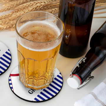 Huddersfield 1987 Home Shirt - Personalised Drink Coaster - Square Or Circle