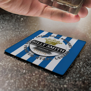 Huddersfield Billy Smith - Football Coaster - Square Or Circle