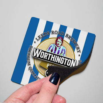 Huddersfield Worthington - Football Coaster - Square Or Circle