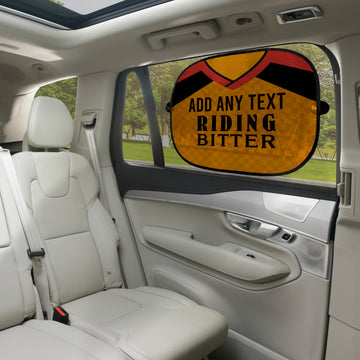 Hull 2009 Home Shirt - Personalised Retro Football Car Sun Shade - Set of 2