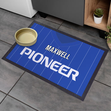 Ipswich 1981 Home Shirt - Personalised Retro Door Mat - 60cm x 40cm