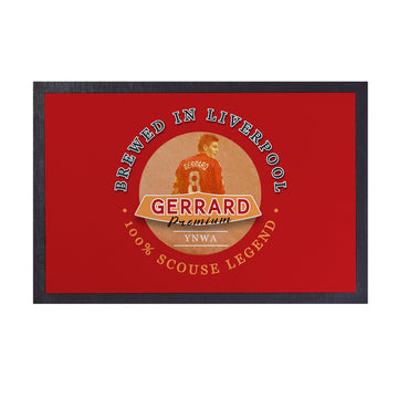 Liverpool Gerrard - Football Legends - Door Mat -60cm X 40cm