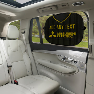 Livingston 1995 Home Shirt - Personalised Retro Football Car Sun Shade - Set of 2