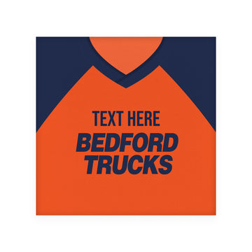 Luton 1983 Away Shirt - Personalised Drink Coaster - Square Or Circle