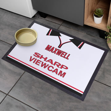 Manchester Red 1999 Away Shirt - Personalised Retro Door Mat - 60cm x 40cm