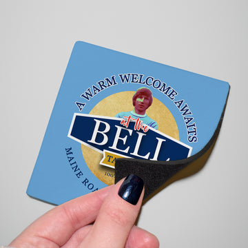 Manchester Blue Colin Bell - Football Coaster - Square Or Circle