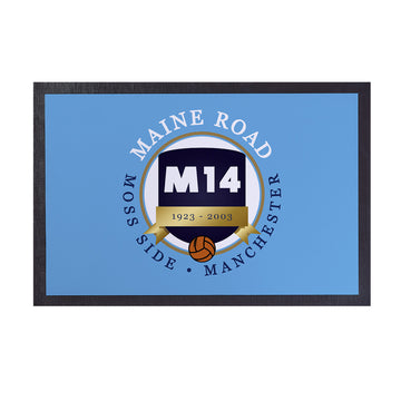 Manchester Blue Maine Road - Football Legends - Door Mat -60cm X 40cm