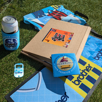 Manchester Blue - Retro Bar Box - The Perfect Time Capsule Gift Box for Football Lovers