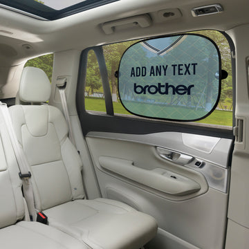 Manchester Blue 1988 Home Shirt - Personalised Retro Football Car Sun Shade - Set of 2