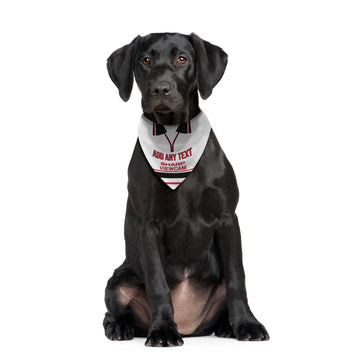 Manchester Red 1999 Away Retro Shirt - Personalised Pet Bandana - 4 Sizes