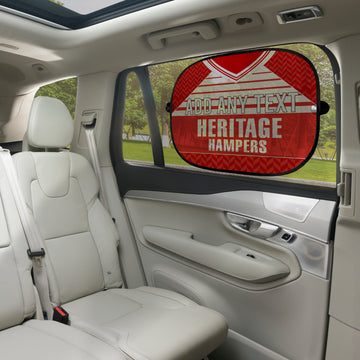 Middlesbrough 1990 Home Shirt - Personalised Retro Football Car Sun Shade - Set of 2